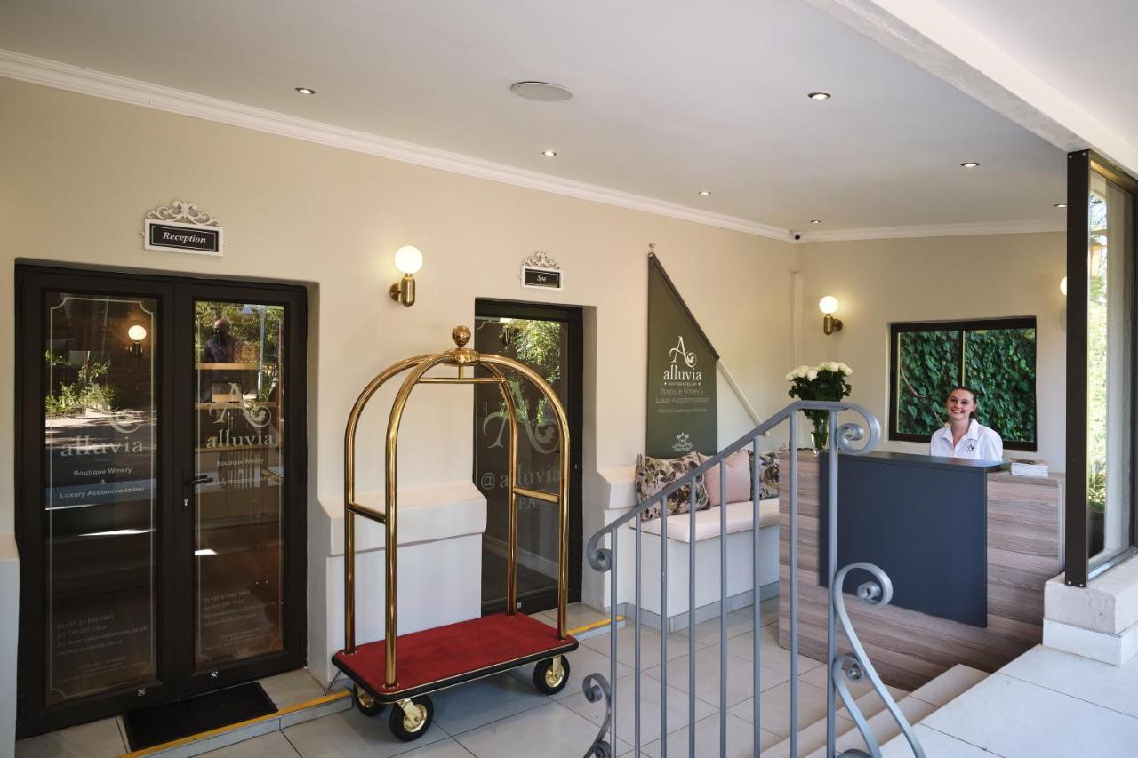Alluvia Boutique Winery & Luxury Accommodation Stellenbosch Bagian luar foto